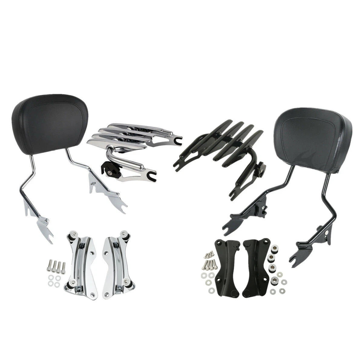 Backrest Sissy Bar Luggage Rack Docking Hardware for Harley Touring (2014–2025)