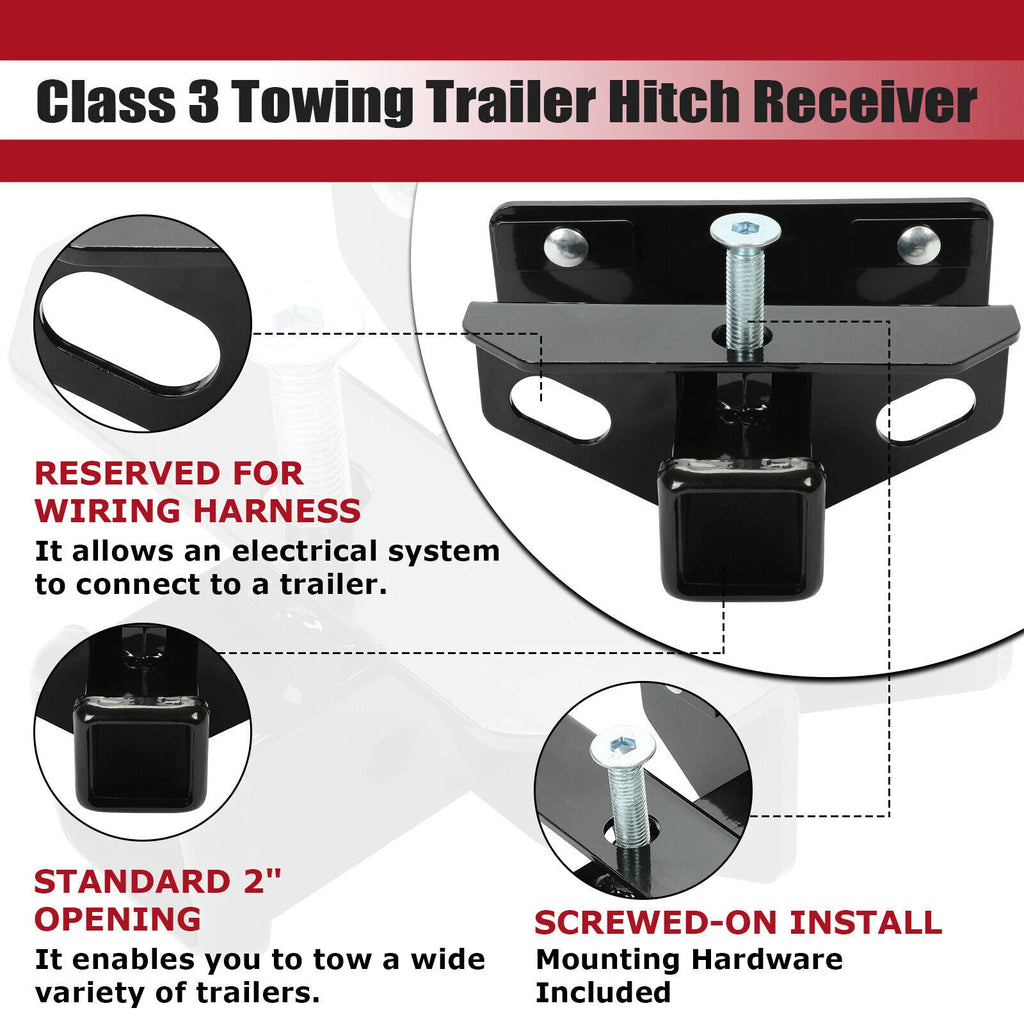 Rear Trailer Tow Hitch Receiver for Dodge Ram 1500/2500/3500 (2003–2018)