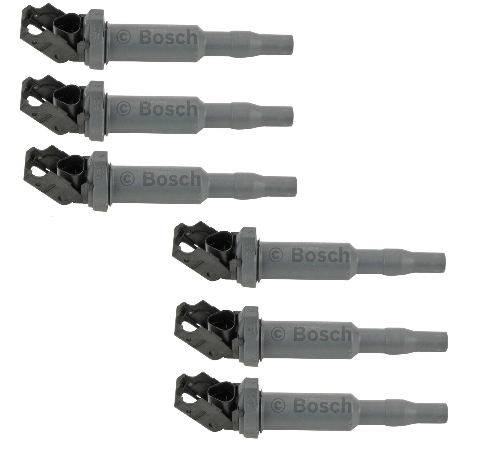 Set of 6 Bosch Direct Ignition Coils for BMW E86 E90 E91 325i 525i 530i (2006)