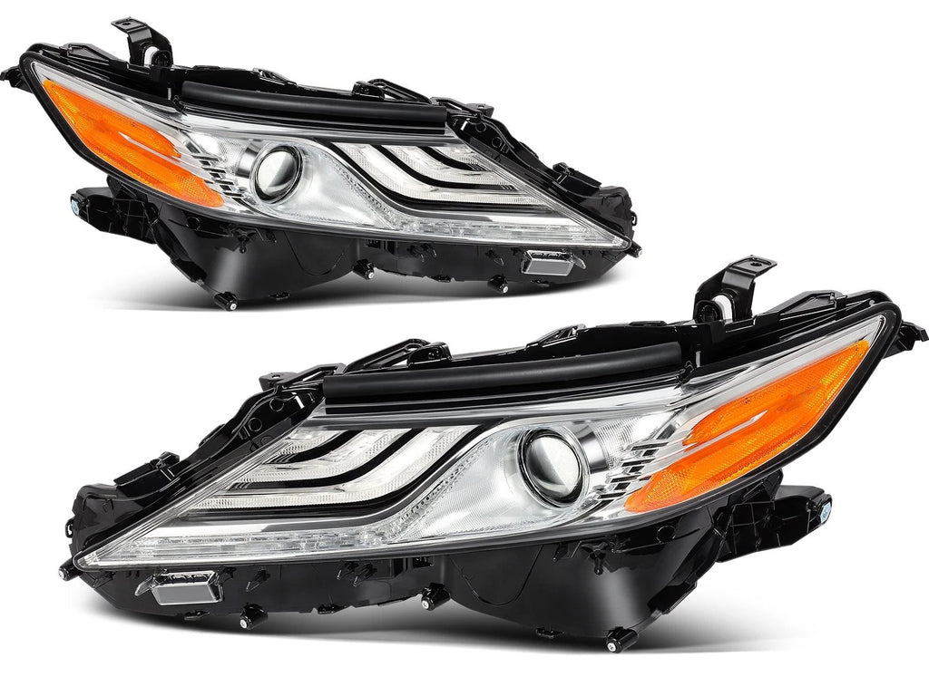 Headlight Assembly for Toyota Camry XLE XSE (2018–2020) Black Housing