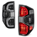Set of 2 LED Tail Lights for Toyota Tundra (2014–2021) Black Housing Clear Lens