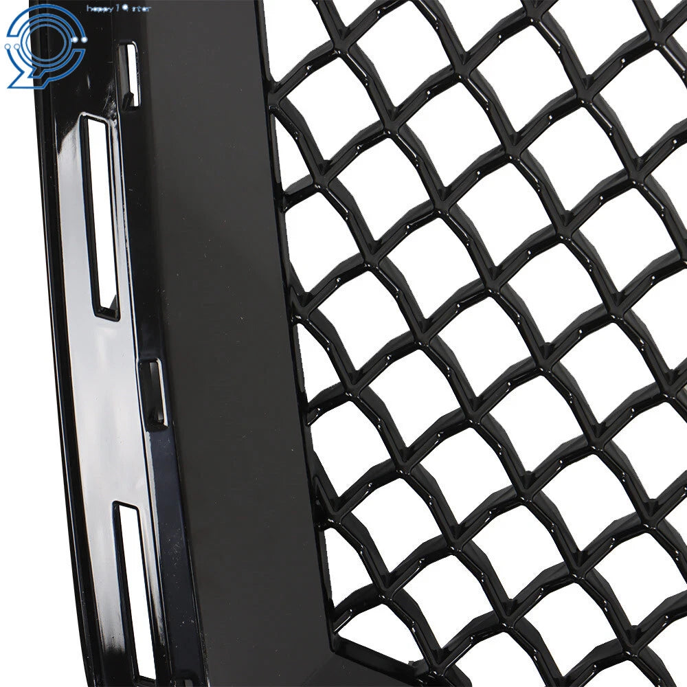 Front Bumper Upper Grille Mesh for Cadillac CTS (2008–2013) Gloss Black