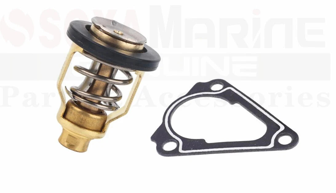 Thermostat & Gasket Set for Yamaha Outboard F150HP (67F-12411-01, 6CB-12411-00, 63P-12414-00)