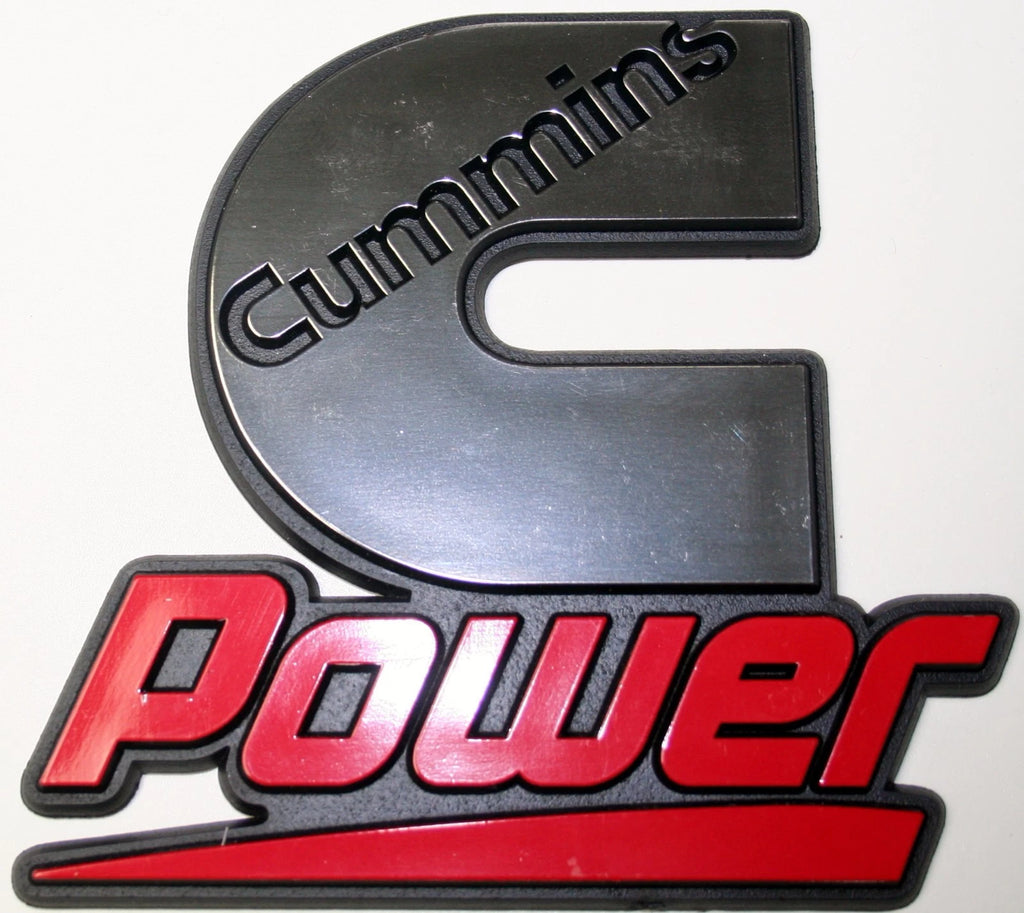 Set of 4 Cummins Emblem Decals for Kenworth, Peterbilt, Volvo, Ford