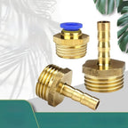 Brass Water Nozzle Quick Connect for Engraving Machine (7mm ID Hose)