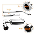 Catback Exhaust System Kit for Dodge Neon (2000–2005) - SOHC 2.0L, 4.75" Tip