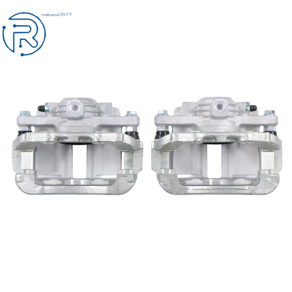 Pair Rear Brake Calipers with Bracket for Chevrolet Blazer (1998–2002)