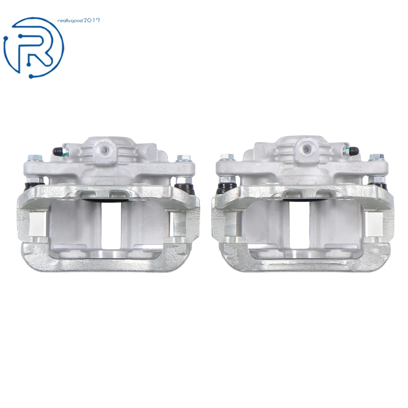 Pair Rear Brake Calipers with Bracket for Chevrolet Blazer (1998–2002)