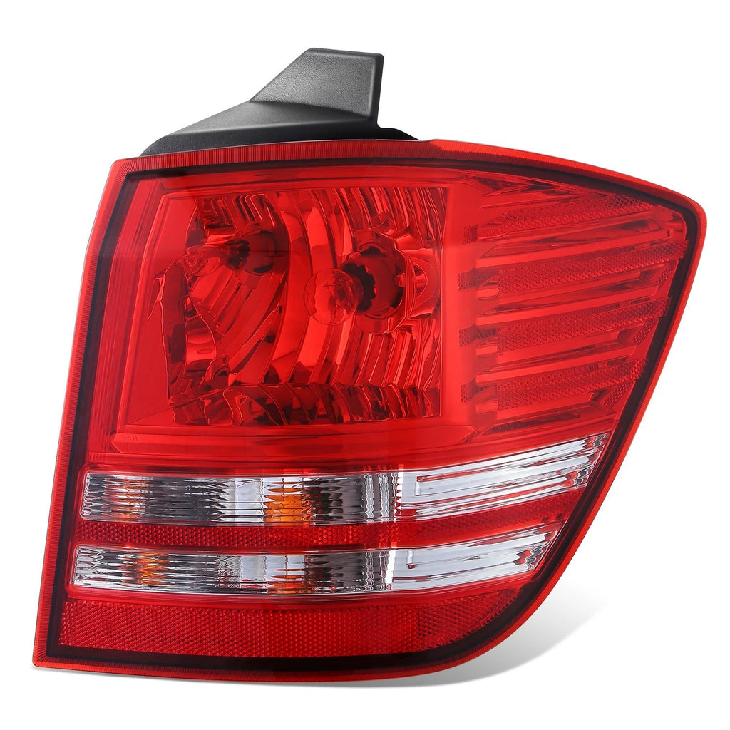 Passenger Side Taillight for Dodge Journey (2009–2020) OE Style Chrome Housing Red Lens