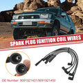 5 Pcs Spark Plug Wire Ignition Coil Cable No. 90919-21431 for Toyota 4Runner 
