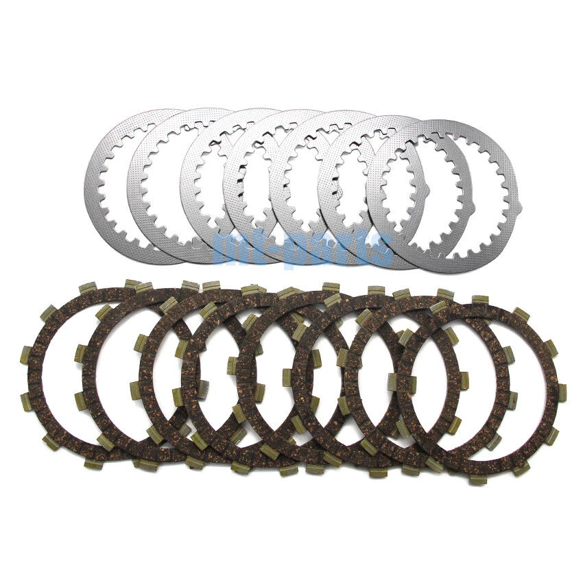 Clutch Friction Disc Plate Kit for Yamaha XJ600 (1984–1986) 51J, 37KW, 51H