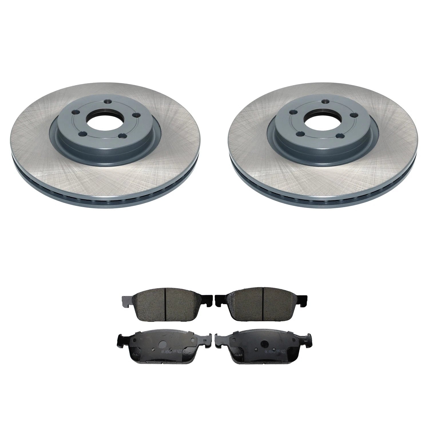 Brake Rotor and Akebono ProACT Pads Kit for Ford Transit Connect (2010–2013)
