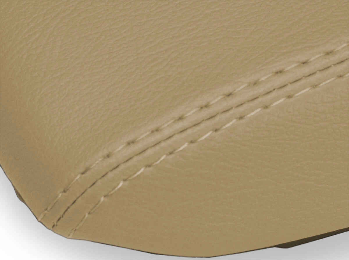 Leather Console Lid Pull Over Cover for Chevrolet Equinox (2005–2009) Beige