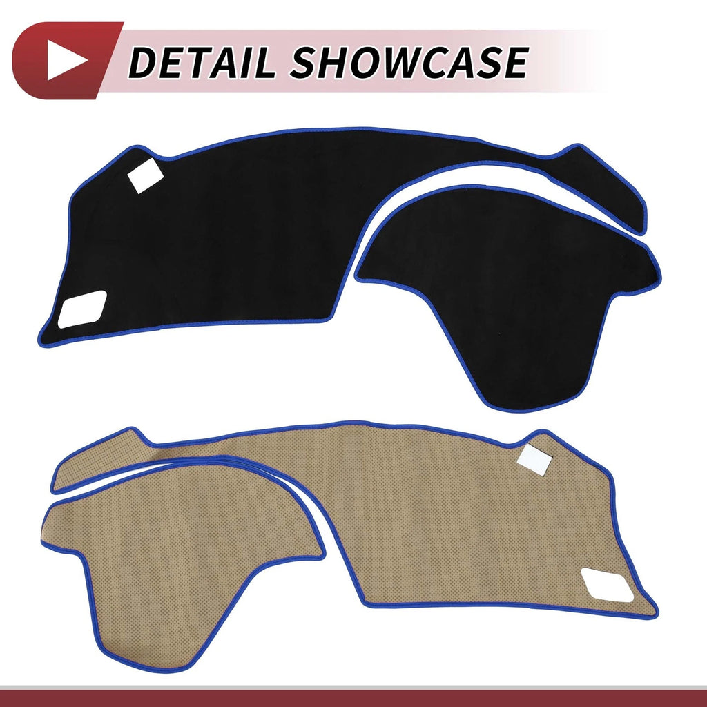 Dashboard Cover Mat for Honda S660 (2015–2023) Sun Protector Black Blue