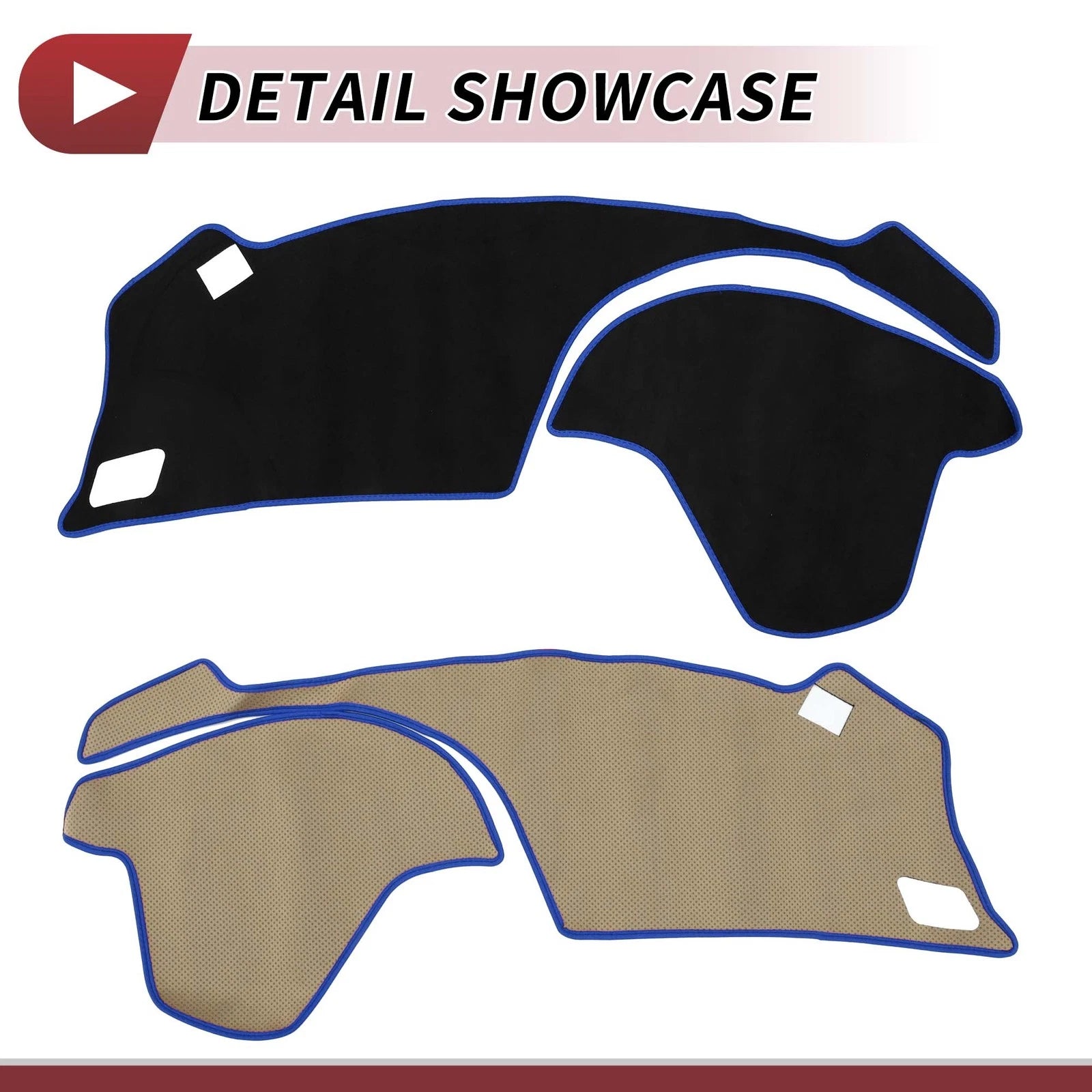 Dashboard Cover Mat for Honda S660 (2015–2023) Sun Protector Black Blue