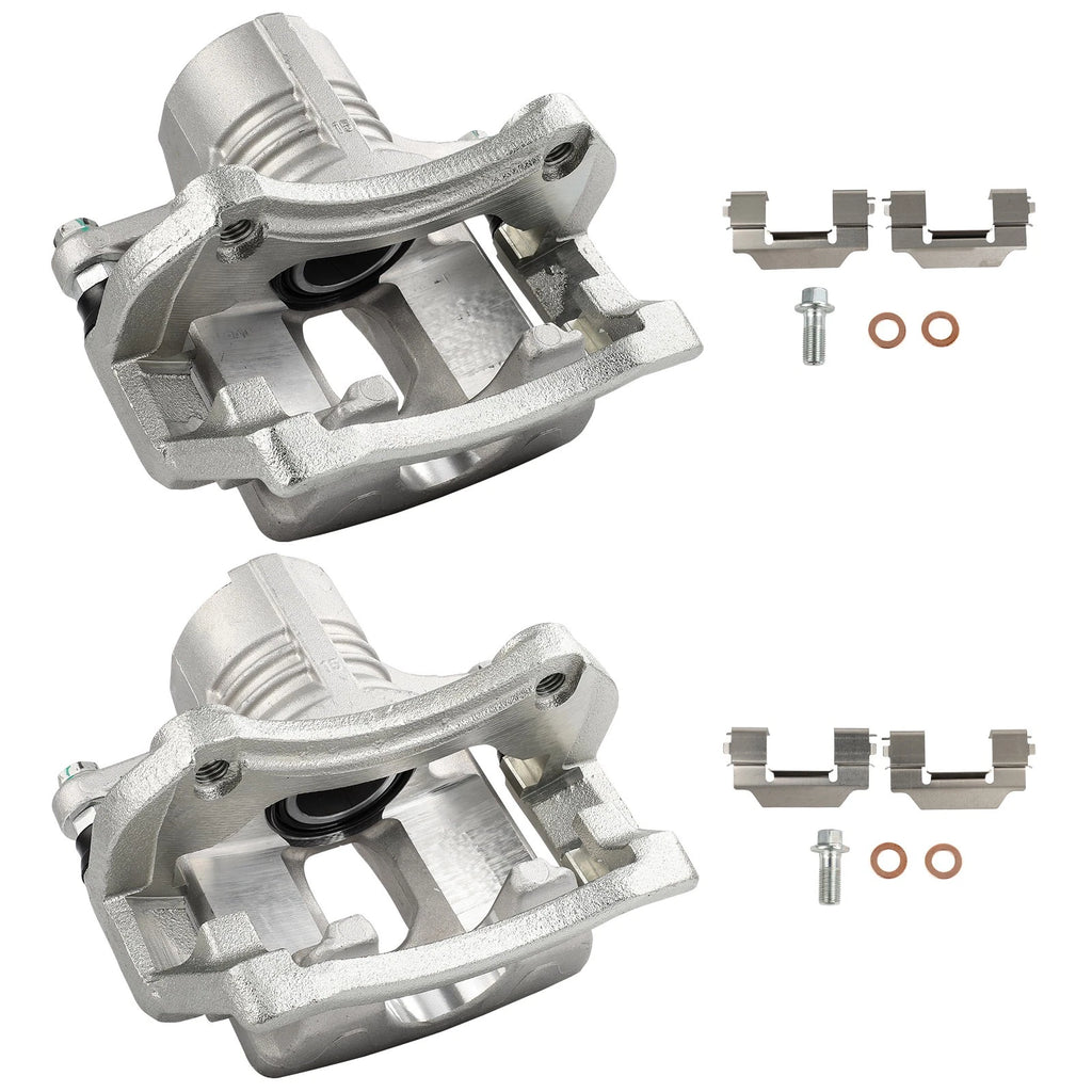 Set of 2 Rear Brake Calipers with Bracket for Cadillac CTS (2008–2013)