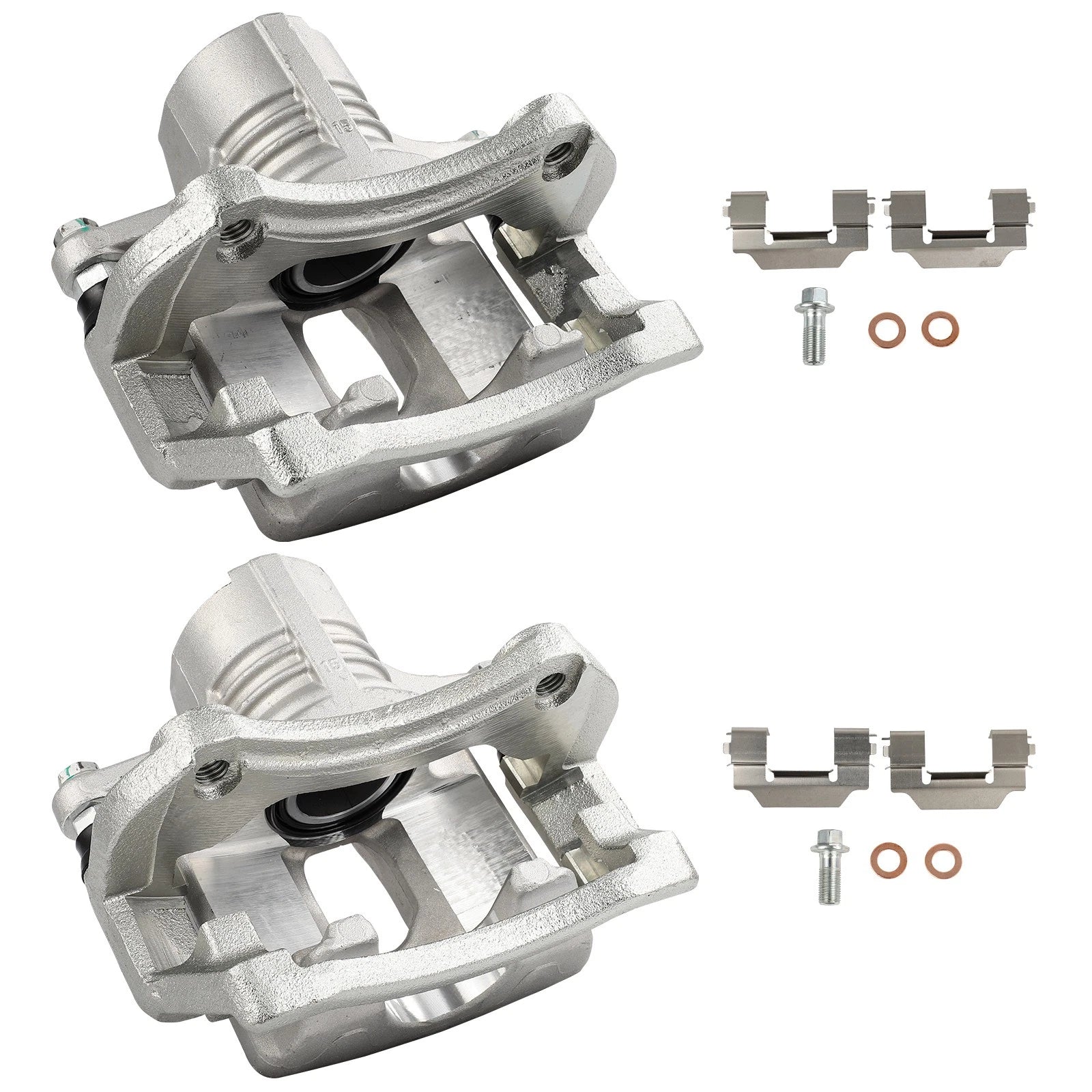 Set of 2 Rear Brake Calipers with Bracket for Cadillac CTS (2008–2013)