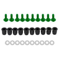 10 Pack Wind Screen Shield Screws & Washers for Motorcycle (M5x16mm)