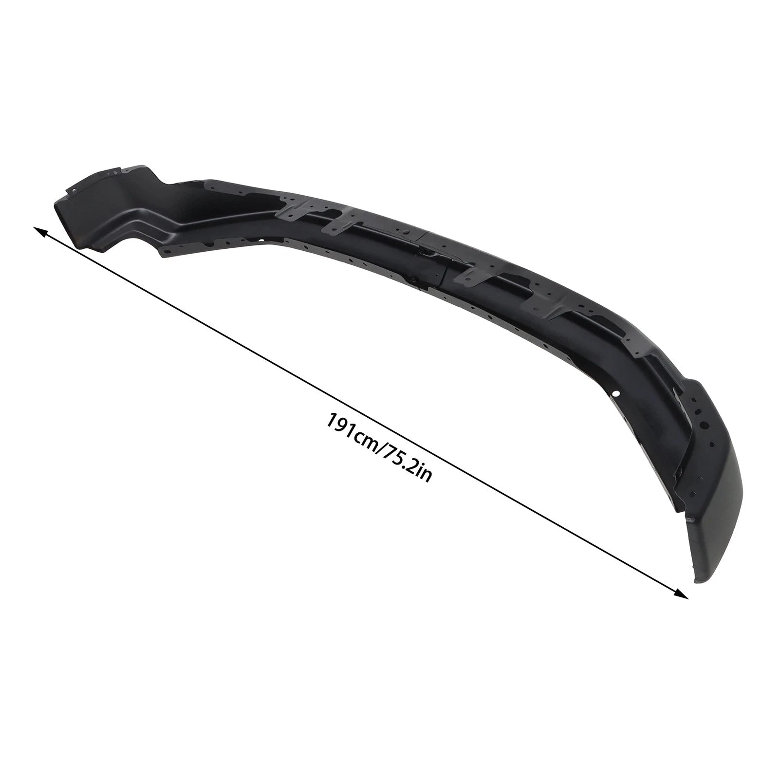 Split Front Bumper for GMC Sierra 1500 (2022–2025) GM1002898, Black