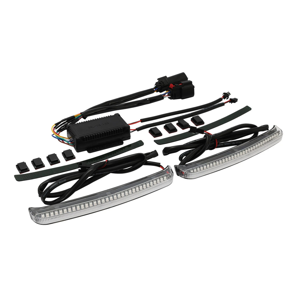 LED Hard Saddlebags Run Brake Turn Signal for Harley Road Glide (2014–2024)