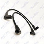 2Pcs Ignition Spark Plug Wire Set for Johnson V4 (60 deg) 584919 584123 3014