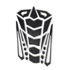 Motorcycle Oil Fuel Tank Pad Cover Guard Protector Decal Sticker Silver