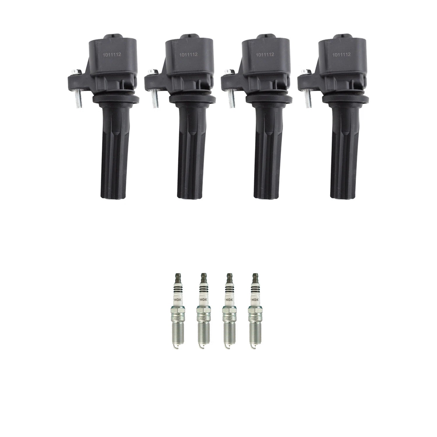 Set of 4 NGK Ignition Coils & Iridium Spark Plugs for Canyon i-290 (2007–2009)