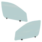 Set of 2 Door Glasses for Front Driver & Passenger Side
