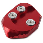 CNC Kickstand Side Stand Enlarger Plate for Honda CB1000R (2018–2019) Red