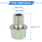 30/13PT Wheel Lock Lug Nut with Anti Theft Removal Key for BMW 