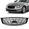 Front Grille for Infiniti M37 M56 (2011–2013) Black Upper Grille