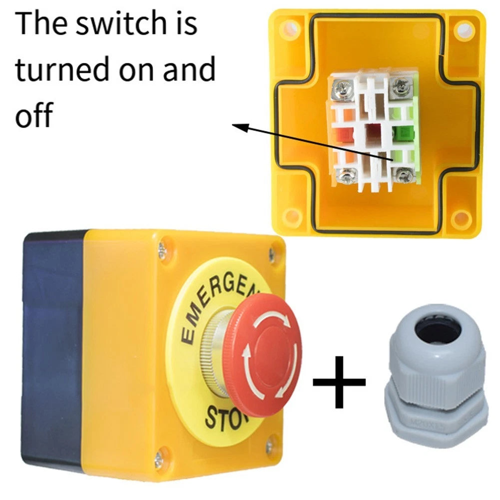 E-Stop Push Button 1NC+1NO for LA38 Panel Installation (22mm)