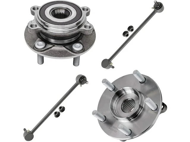 Front Wheel Hub & Sway Bar Link Kit for Mazda 3 (2014–2018) HX587XR