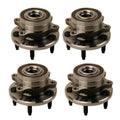Moog Front & Rear Wheel Bearing and Hub Assemblies Kit for Ford Explorer (2011–2021)