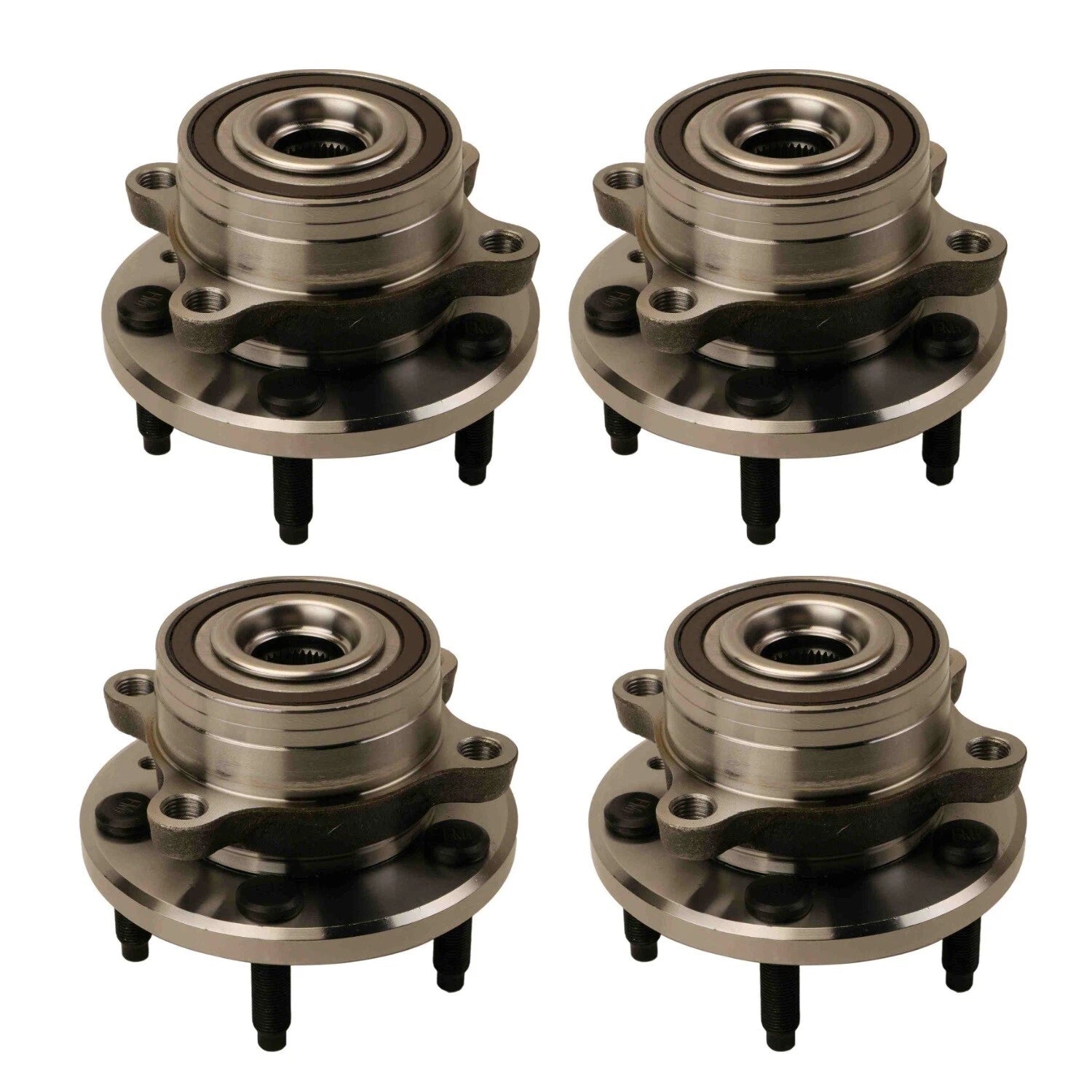 Moog Front & Rear Wheel Bearing and Hub Assemblies Kit for Ford Explorer (2011–2021)