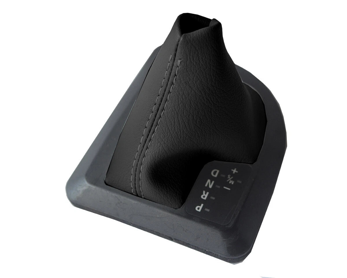 Leather Automatic Shift Boot Cover for BMW X3 (2003–2010) Black