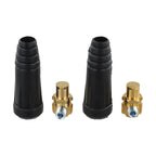 2X DKJ3550 Male Cable Connectors for Welding Machine (315A)