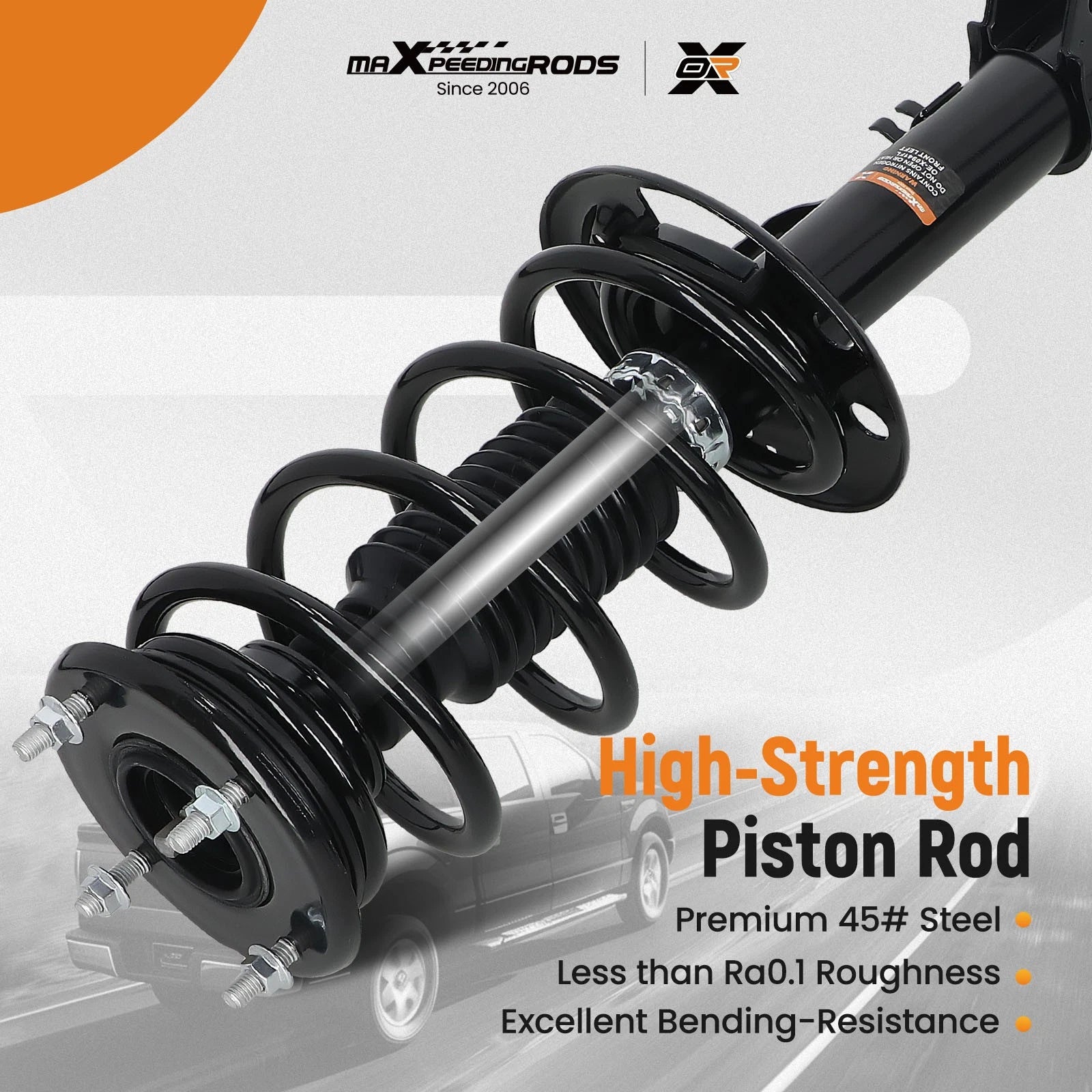 Pair Front Shock Strut Suspension for Ford Explorer (2013–2019)