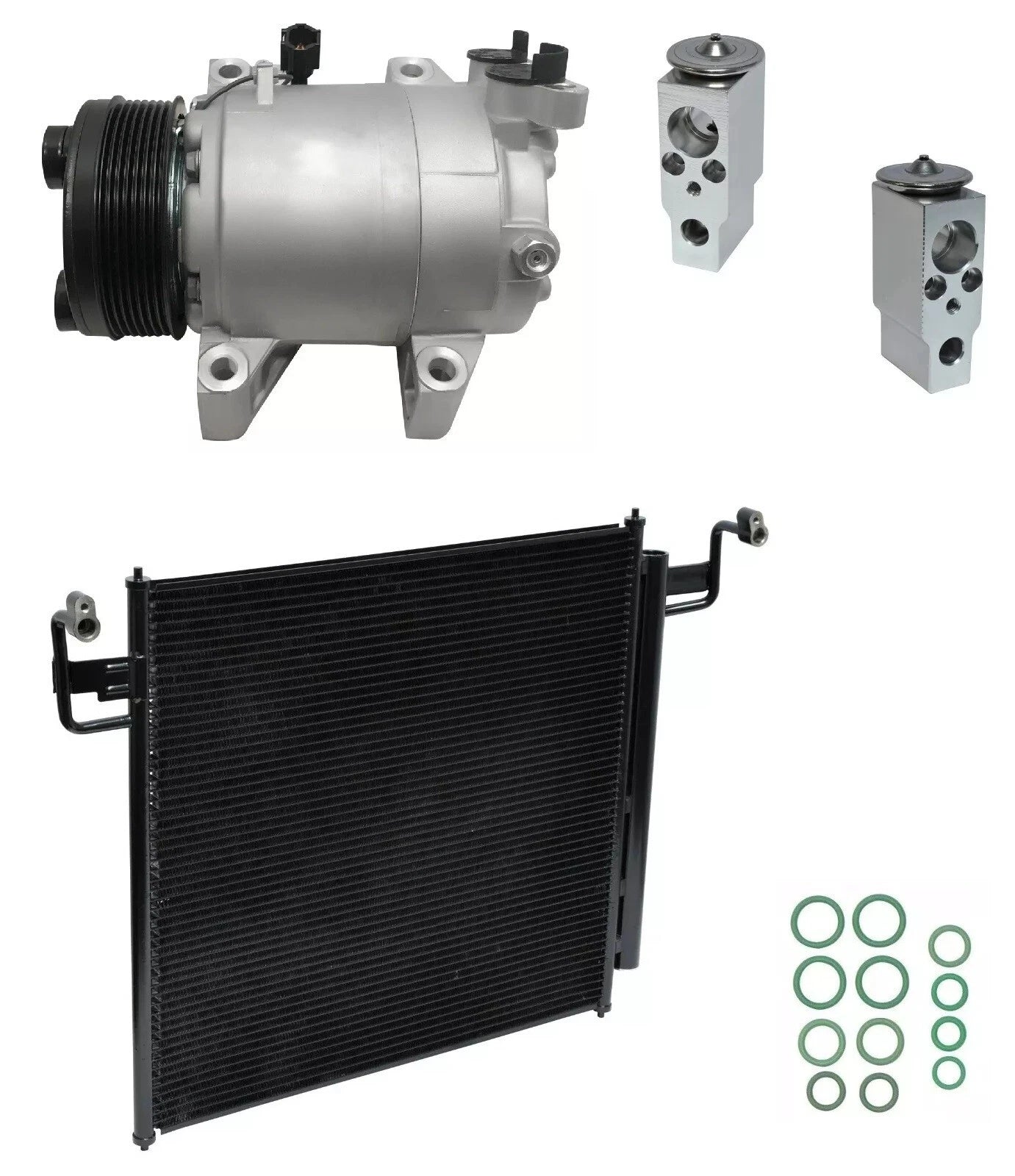 AC Compressor Kit With Condenser for Nissan Armada 5.6L (2014–2014)