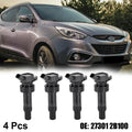 Set of 4 Ignition Coils for Hyundai Veloster (2012–2017) 27301 2B100 27301-2B100