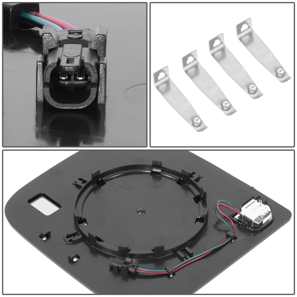 OE Style Flat Glass Lens Mirror for Ram 1500 (2019–2024) w/ Blind Spot