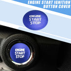 Engine Start Stop Ignition Button Cover Sticker for Toyota Tacoma (2016–2021) Blue