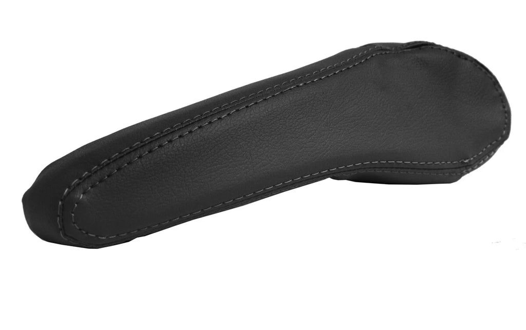 Front Seat Armrest Cover for Chevrolet Trax (2014–2020) Black PVC Leather
