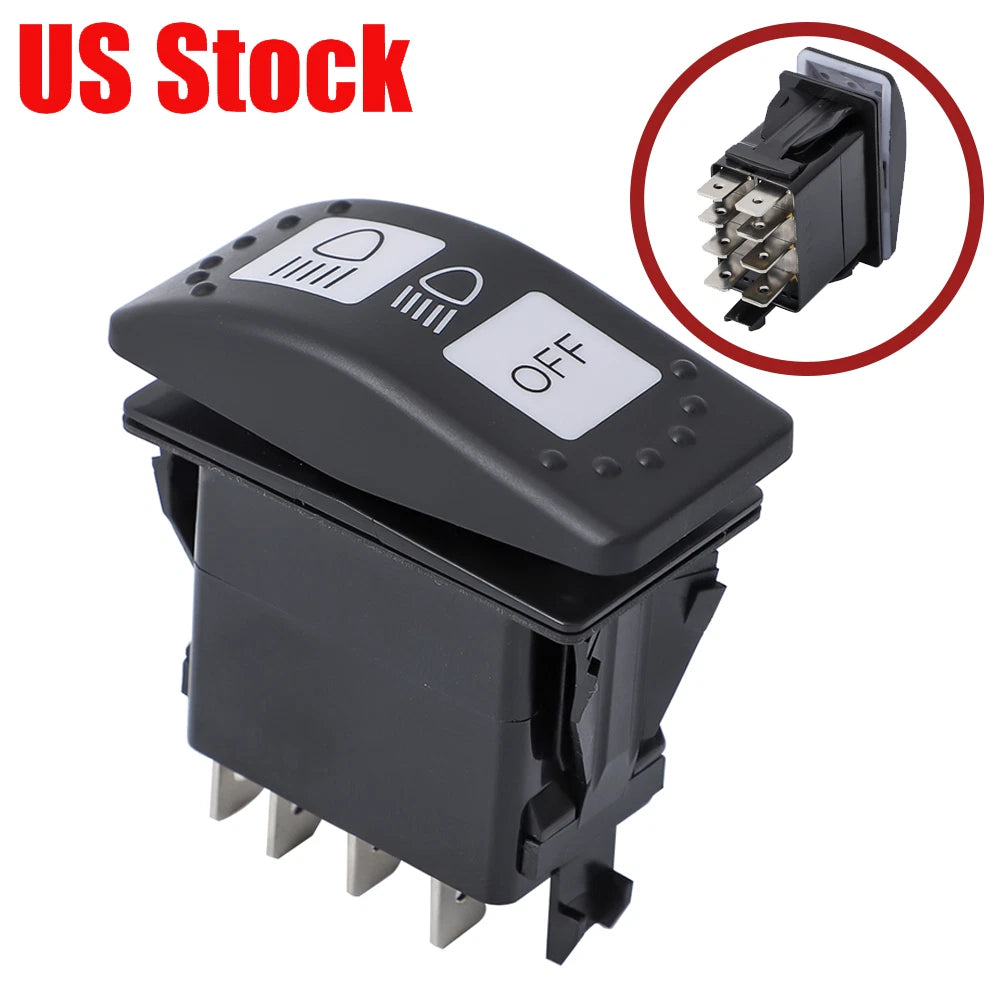 Light Switch Rocker for Can-Am Defender (2016–2023) - Blue 3 POS