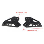2X CNC Green Rear Foot Peg Heel Guard Cover for Kawasaki Z900 (2017–2019)