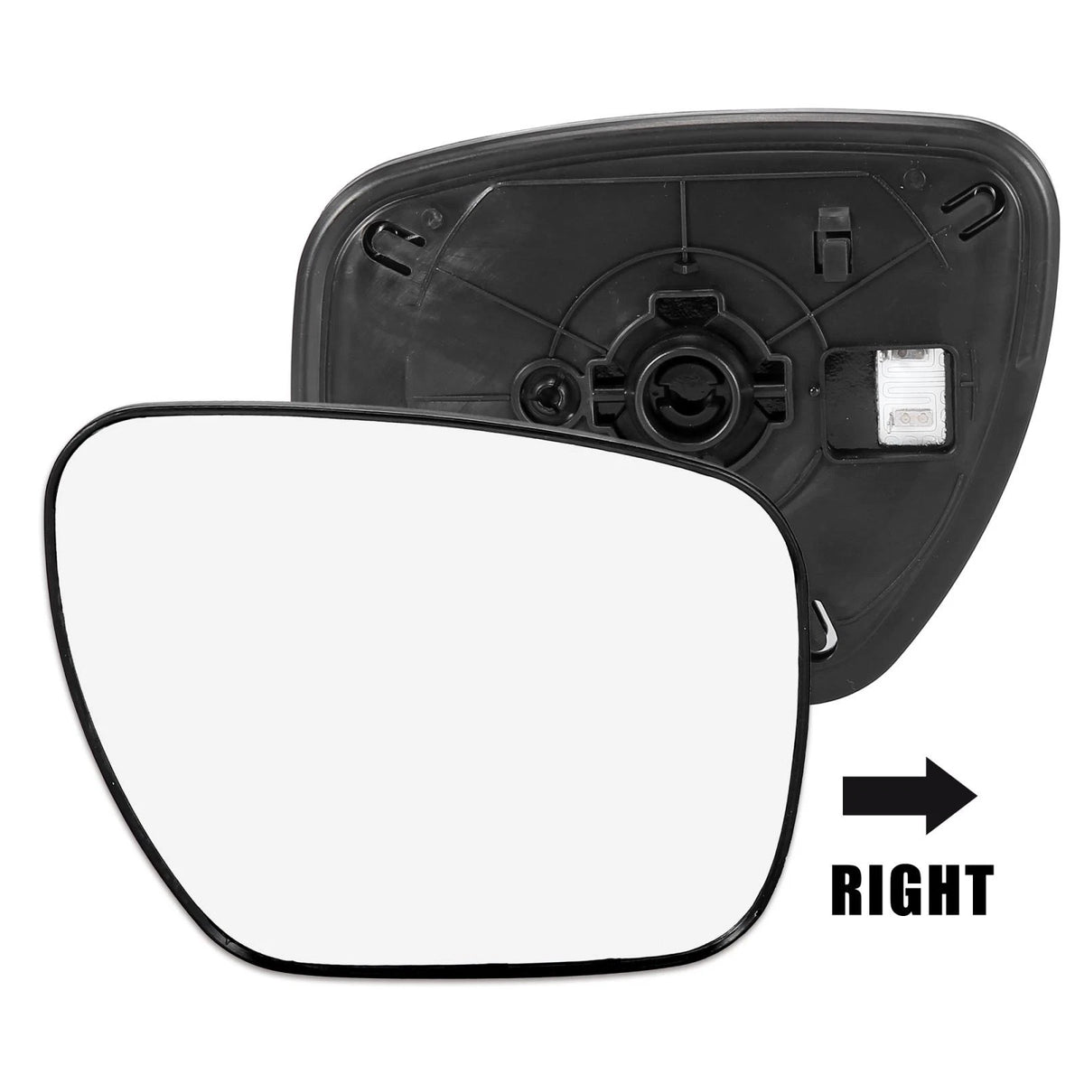 Heated Right Side Mirror Glass with Backing for Mazda 5 CX-7 CX-9 (2006–2019)
