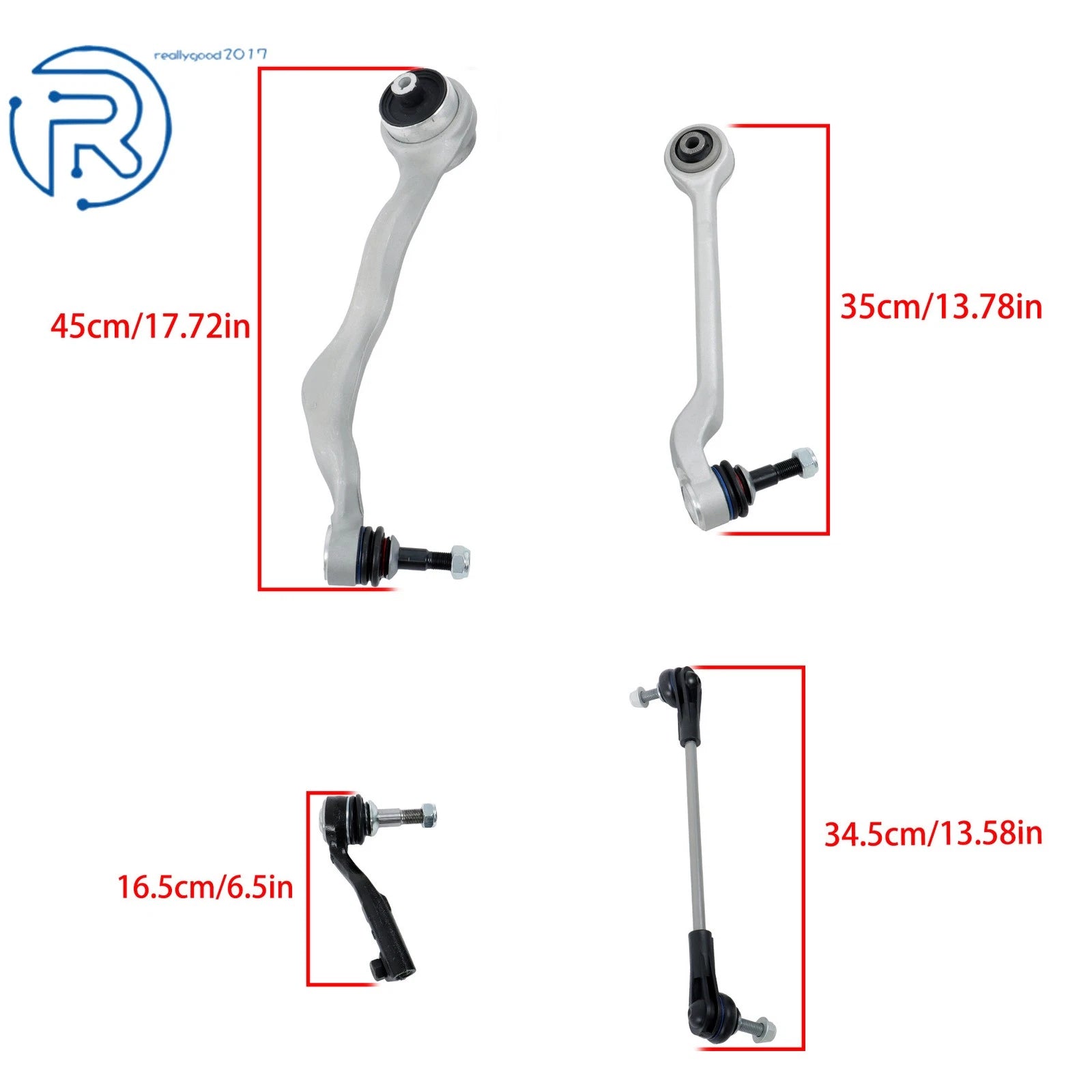 8PCS Front Control Arms w/Ball Joints for BMW 228i 230i 320i 328i 335i (2012–2017)