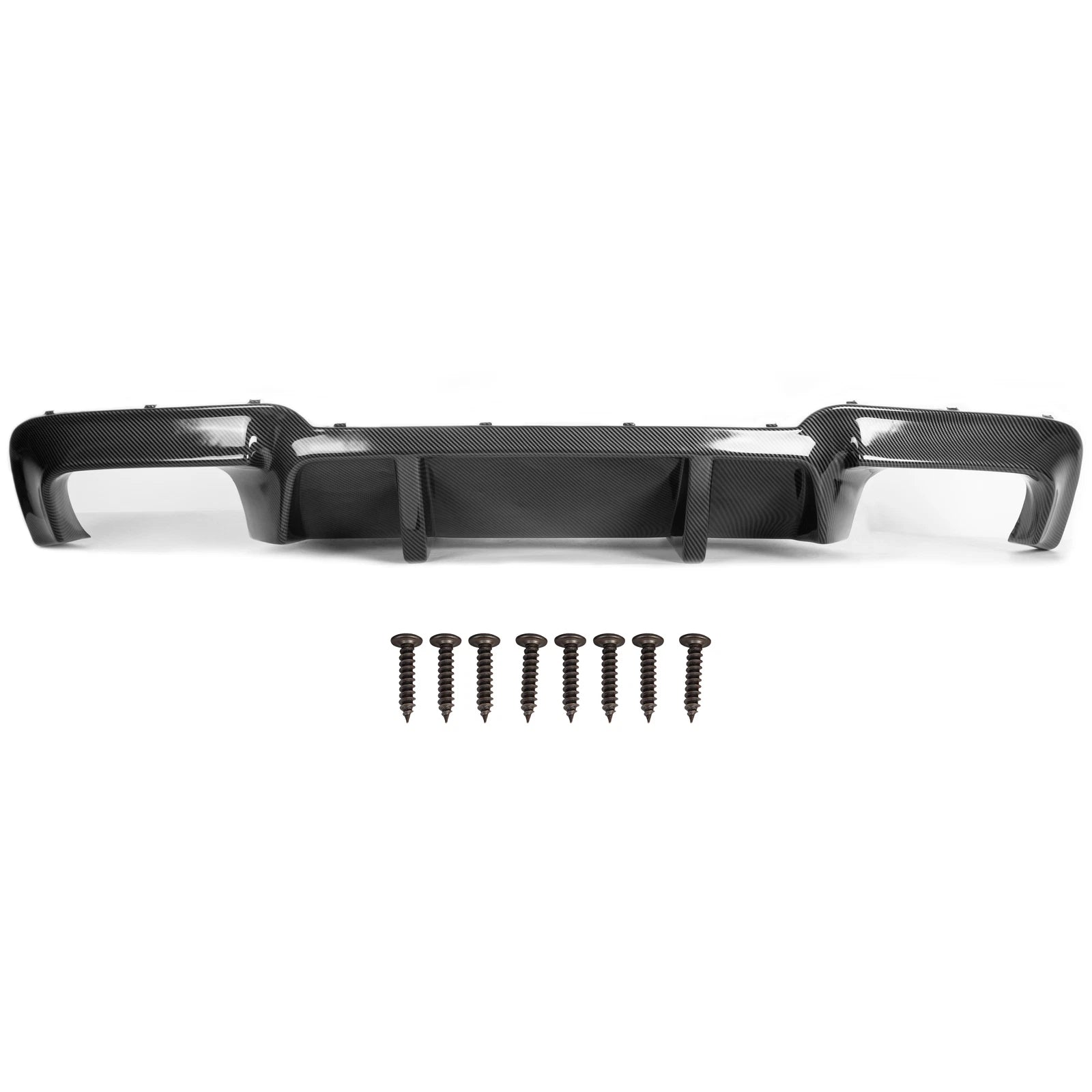 Rear Bumper Lip Diffuser for BMW F10 M5 (2012–2016) Carbon Fiber Look