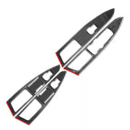 Carbon Fiber Window Lift Panel Switch Cover for Ford Fusion Mondeo (13-17)