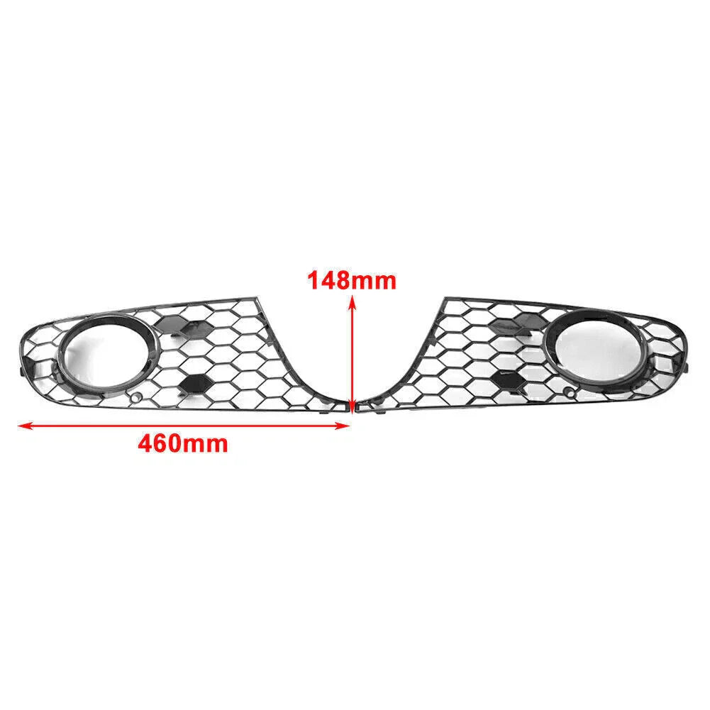 Honeycomb Front Lower Bumper Fog Light Grille for VW Golf 6 Jetta (09-14)